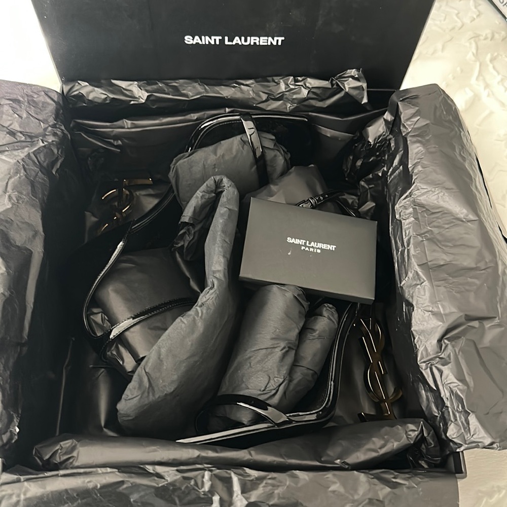 Saint Laurent Vernice chiffon/oroantico